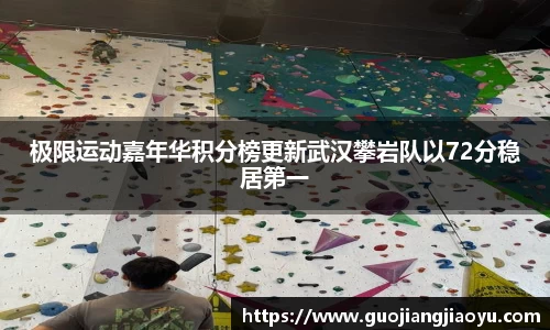 极限运动嘉年华积分榜更新武汉攀岩队以72分稳居第一