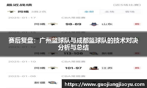赛后复盘：广州篮球队与成都篮球队的技术对决分析与总结