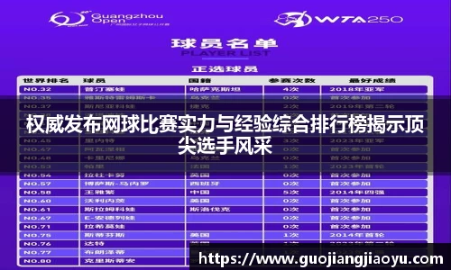 权威发布网球比赛实力与经验综合排行榜揭示顶尖选手风采